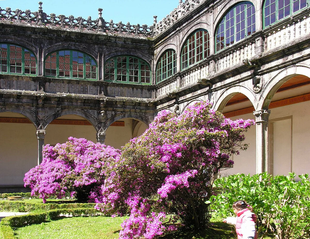A view of Pazo de Fonseca, Santiago de Compostela