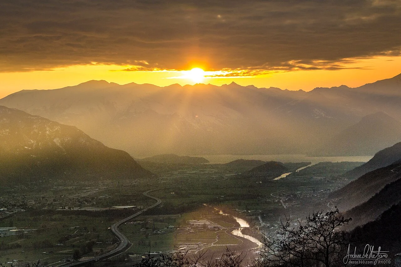 Veduta di Valtellina
